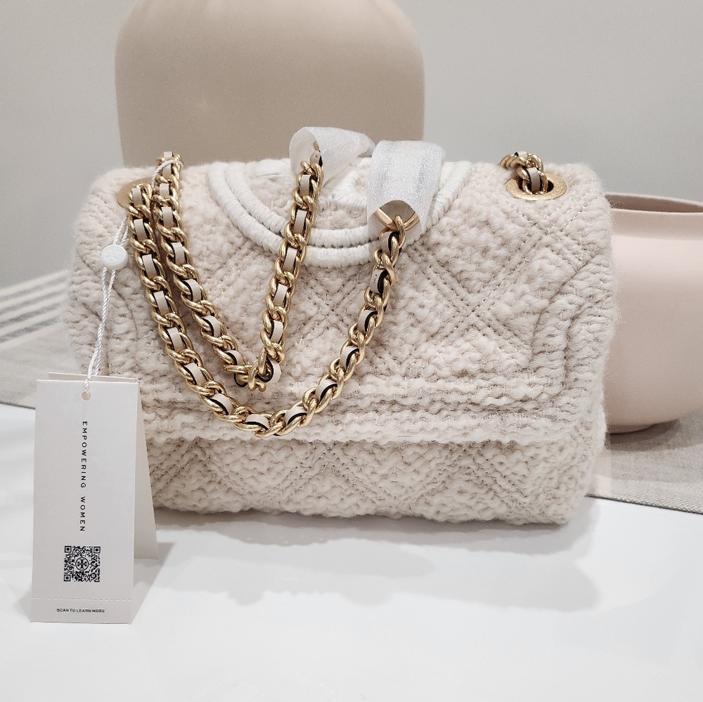 Tory Burch Soft Boucle Shoulder Bag